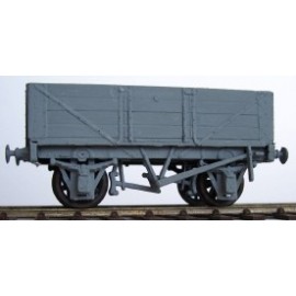 10ton 4 planks Rounded End Wagon (15' "W & G")