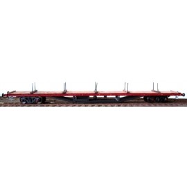 EWS 50ton Bogie Rail Wagon - YSA/Salmon