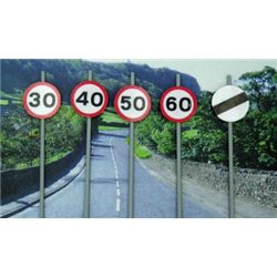 OO Gauge Speed Limit Signs - OOSL1