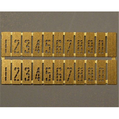 Headcode Number Stencils