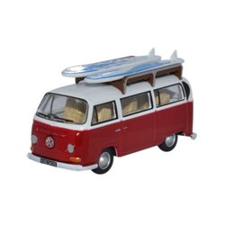 VW Bay Window Bus Surfboards Montana Red White