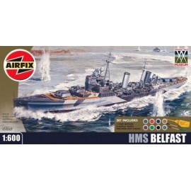 HMS Belfast Gift Set - 1:600 scale model kit