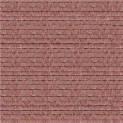 Building Material Red Roof Tiles BM063 - OO/HO gauge