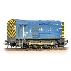 Class 08 08818 BR Blue Wasp Stripes Weathered