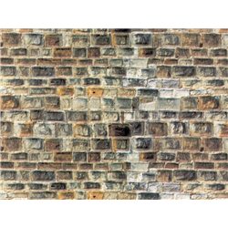 Grey sandstone wall effect embossed card sheet