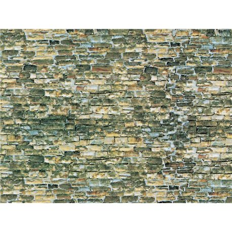 N Embossed card natural stone wall sheet 250x125mm