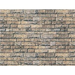 Basalt stone wall effect embossed card sheet