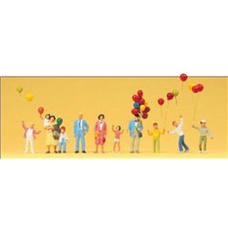 Balloon Seller & Customers