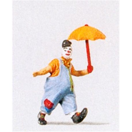 Clown with Umbrella