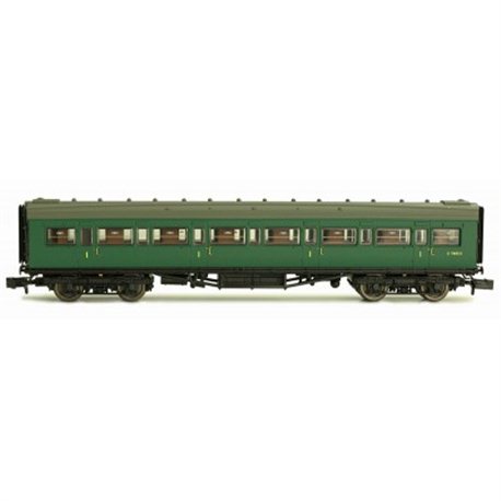 Maunsell Coach First Class BR Southern Region Green 7665