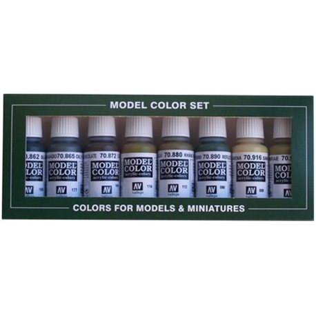 Model Color Set - Panzer Colours (x8)