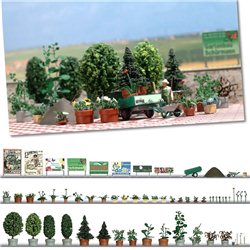 Large Garden Design Kit (includes plants, flowers, shrubs, trees, planters & accessories)