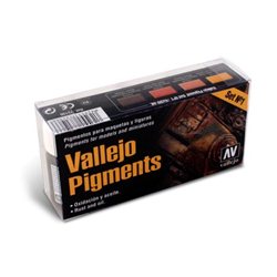 Vallejo Pigments - Set 1 - Rust and Oil 
