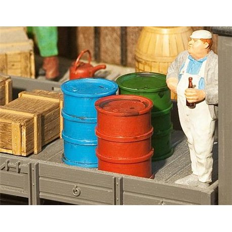 Oil Barrels (2) & Can G scale