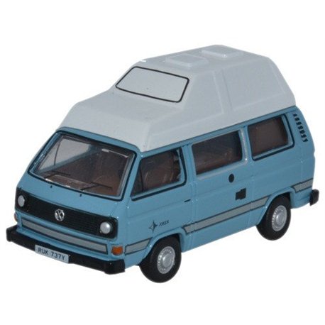 VW T25 Camper Medium Blue/White