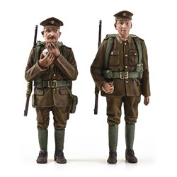 G scale (Garden) Embarking Soldiers(2) Two Men by Bachmann