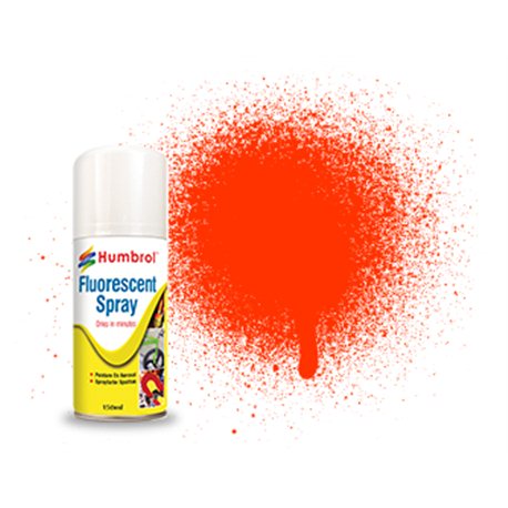 Fluorescent Orange - 150ml Acrylic Spray Paint 