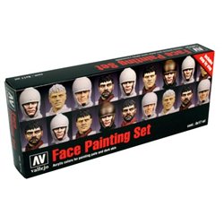 Model Color Set - Faces Painting Set (x8)