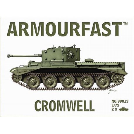 WWII British Cromwell Tank (x2) 1/72 plastic kit (UK)