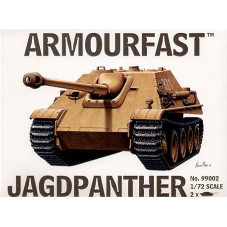 Jagdpanther Tank Destroyer (x2) 1/72 plastic kit (DE)