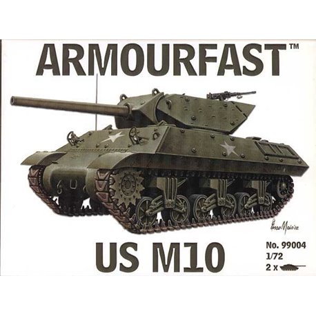 M10 US Tank Destroyer (x2) 1/72 plastic kit (US)