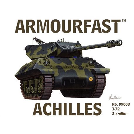 Achilles Tank Destroyer (x2) 1/72 plastic kit (UK)