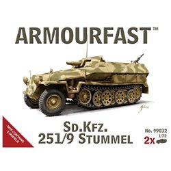 Sd.Kfz. 251/9 Stummel (x2) 1/72 Tank plastic kit (DE)