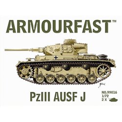 Pz.Kpfw.III Ausf.J (x2) 1/72 Tank plastic kit (DE)