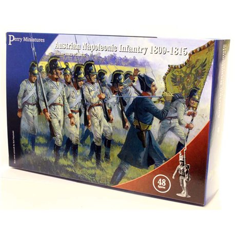 Austrian Napoleonic Infantry 1809-15 - 28mm figures x48 