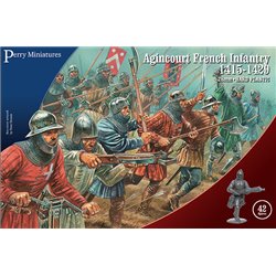 Agincourt French Infantry 1415-29 - 28mm figures x42 
