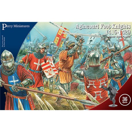 Agincourt Foot Knights 1415-29 - 28mm figures x36 