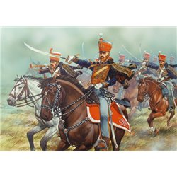 Napoleonic British Hussars - 28mm mounted figures x14 