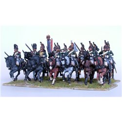 French Napoleonic Line Dragoons - 28mm figures x21 