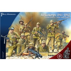 Afrikakorps (German Infantry) 1941-43, 28mm figures x38 