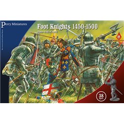 Foot Knights 1450-1500 - 28mm figures x38 