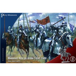 Mounted Men at Arms 1450-1500 – 28mm mounted figures x12 