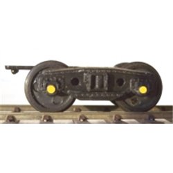 BR Plate Bogies - roller (pair - one wagon)
