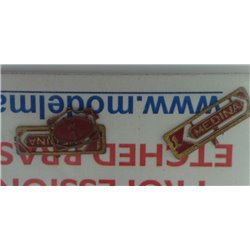 Medina - 4mm Red with Clear Waterslide Cabside Number Decals