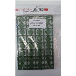 20mm Figure Bases - 64 Bases