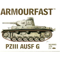 Panzer III Med Tk ausf G (x2) 1/72 plastic kit (RU)