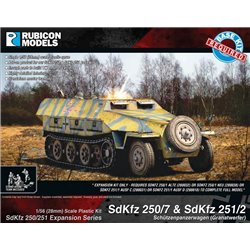 SdKfz 250/7 & 251/2 Expansion Set (Mortar Carrier Conversion Kit) - 1:56 scale (28mm) Wargame Plastic Kit