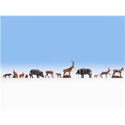 OO Scale Forest Animals (12) by Noch
