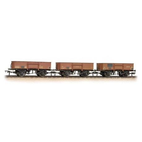 Triple Pack 13 Ton High Sided Steel Open weathered
