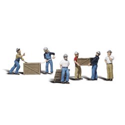 O Scale Dock Workers