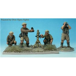  British 3inch mortar and four crew