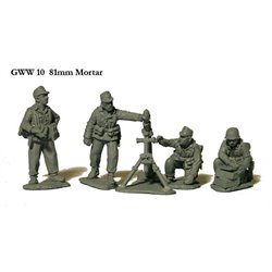 81mm Mortar and 4 crew 