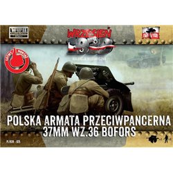 37mm wz.36 Bofors Polish Anti-Tank Gun - 1/72 Plastic model kit