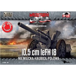 10,5cm leFH 18 German Field Howitzer - 1/72 Plastic model kit