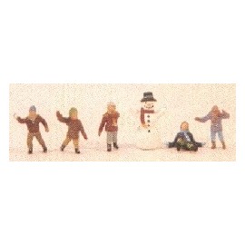 Children in The Snow