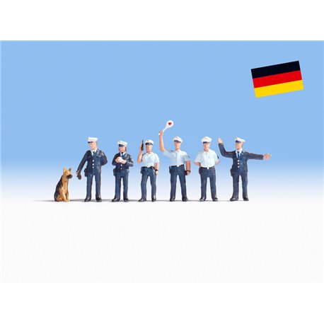 German Police Officers (6) & Dog (1)